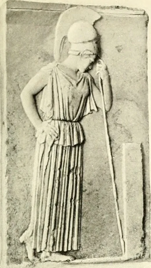An illustration from Ancient Greece : a sketch of its art, literature & philosophy viewed in connexion with its external history from earliest times to the age of Alexander the Great, 1915, leaf 526