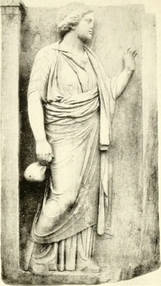 An illustration from Ancient Greece : a sketch of its art, literature & philosophy viewed in connexion with its external history from earliest times to the age of Alexander the Great, 1915, leaf 526