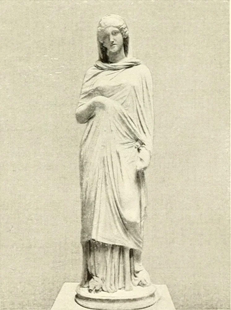 An illustration from Ancient Greece : a sketch of its art, literature & philosophy viewed in connexion with its external history from earliest times to the age of Alexander the Great, 1915, leaf 526
