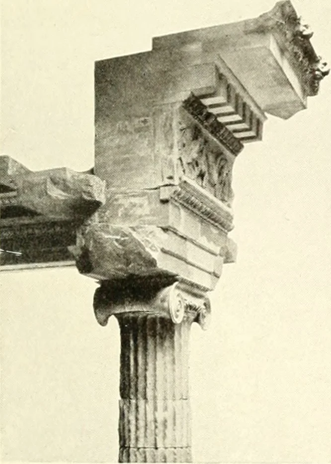 An illustration from Ancient Greece : a sketch of its art, literature & philosophy viewed in connexion with its external history from earliest times to the age of Alexander the Great, 1915, leaf 536