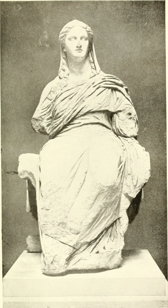 An illustration from Ancient Greece : a sketch of its art, literature & philosophy viewed in connexion with its external history from earliest times to the age of Alexander the Great, 1915, leaf 560