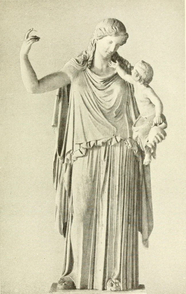 An illustration from Ancient Greece : a sketch of its art, literature & philosophy viewed in connexion with its external history from earliest times to the age of Alexander the Great, 1915, leaf 568