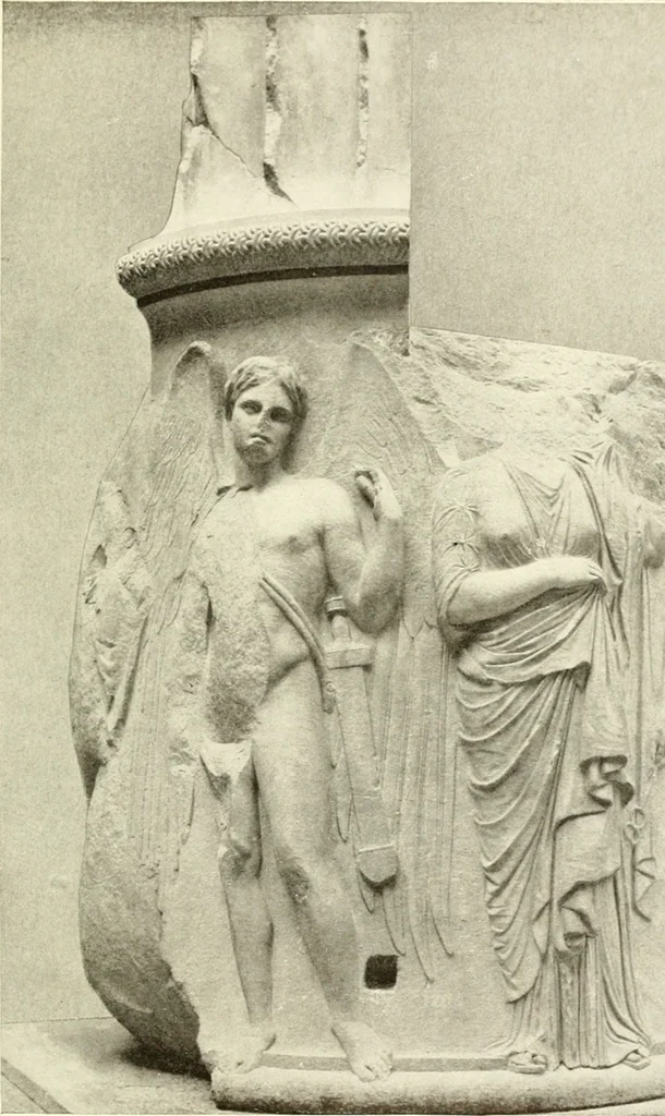 An illustration from Ancient Greece : a sketch of its art, literature & philosophy viewed in connexion with its external history from earliest times to the age of Alexander the Great, 1915, leaf 578