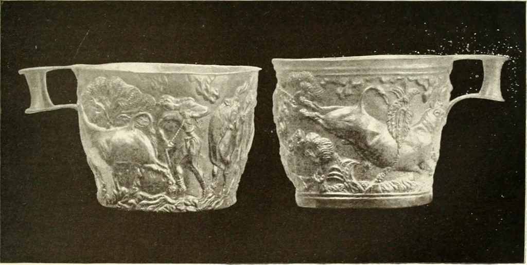 An illustration from Ancient Greece : a sketch of its art, literature & philosophy viewed in connexion with its external history from earliest times to the age of Alexander the Great, 1915, leaf 58