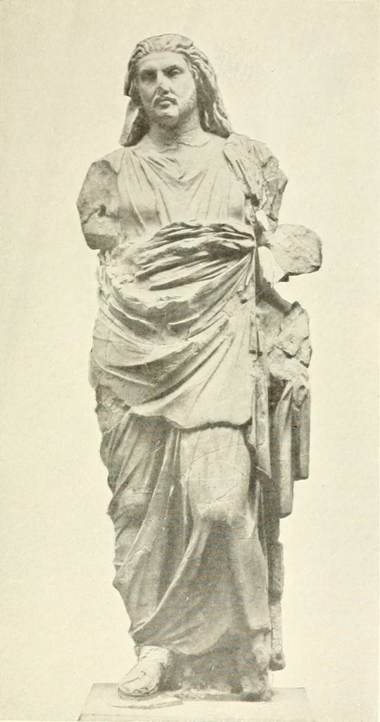 An illustration from Ancient Greece : a sketch of its art, literature & philosophy viewed in connexion with its external history from earliest times to the age of Alexander the Great, 1915, leaf 582
