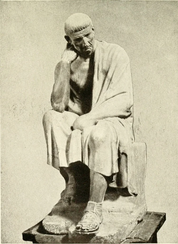 An illustration from Ancient Greece : a sketch of its art, literature & philosophy viewed in connexion with its external history from earliest times to the age of Alexander the Great, 1915, leaf 610