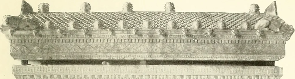 An illustration from Ancient Greece : a sketch of its art, literature & philosophy viewed in connexion with its external history from earliest times to the age of Alexander the Great, 1915, leaf 618