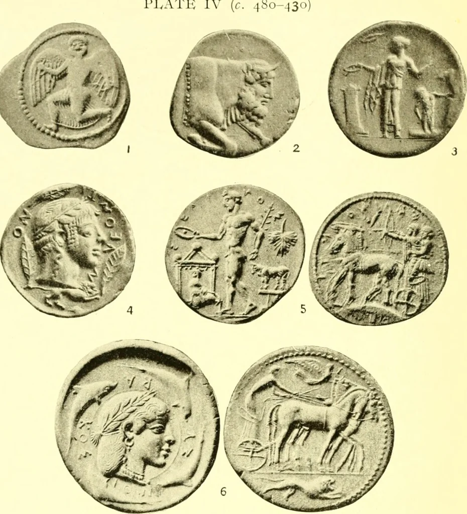 An illustration from Ancient Greece : a sketch of its art, literature & philosophy viewed in connexion with its external history from earliest times to the age of Alexander the Great, 1915, leaf 649