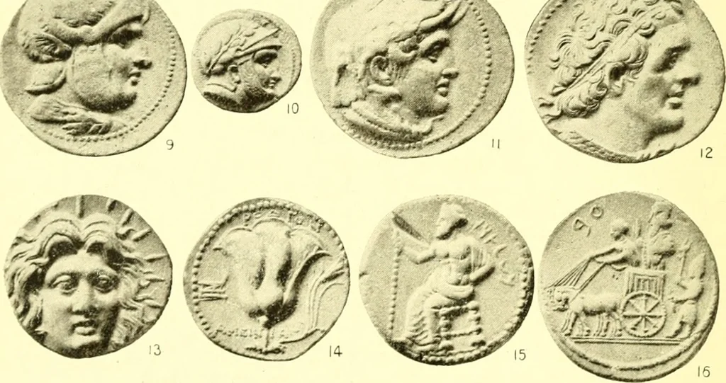 An illustration from Ancient Greece : a sketch of its art, literature & philosophy viewed in connexion with its external history from earliest times to the age of Alexander the Great, 1915, leaf 653