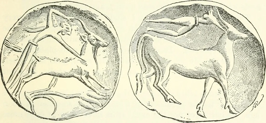 An illustration from Ancient Greece : a sketch of its art, literature & philosophy viewed in connexion with its external history from earliest times to the age of Alexander the Great, 1915, leaf 68