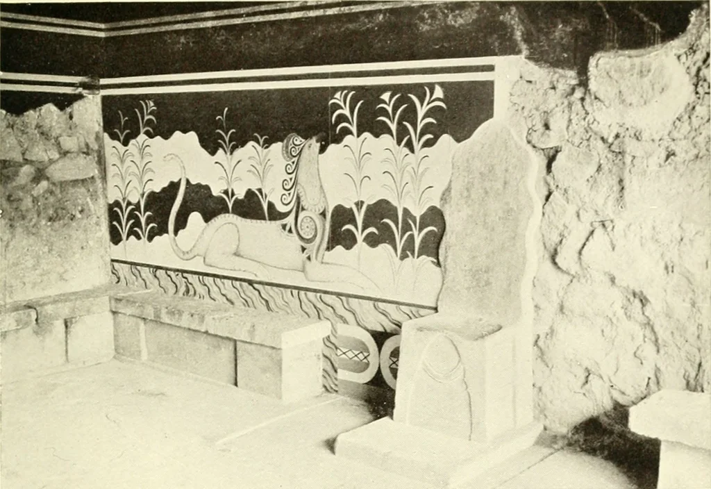 An illustration from Ancient Greece : a sketch of its art, literature & philosophy viewed in connexion with its external history from earliest times to the age of Alexander the Great, 1915, leaf 70