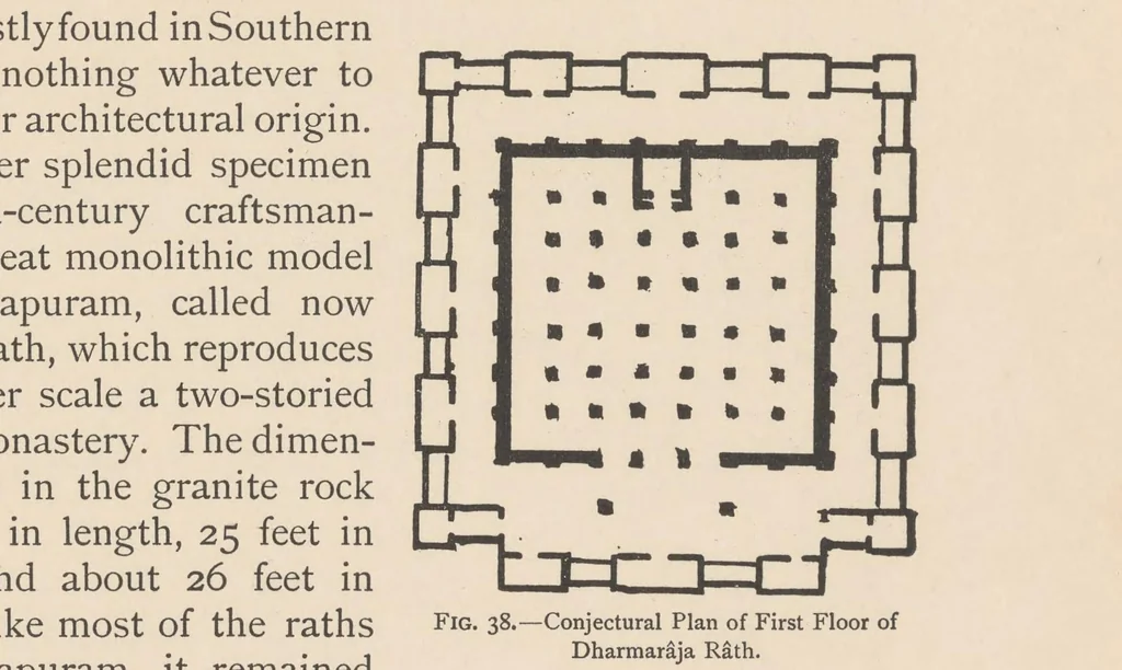 An illustration from The ancient and medieval architecture of India : a study of Indo-Aryan civilisation, 1915, leaf 181