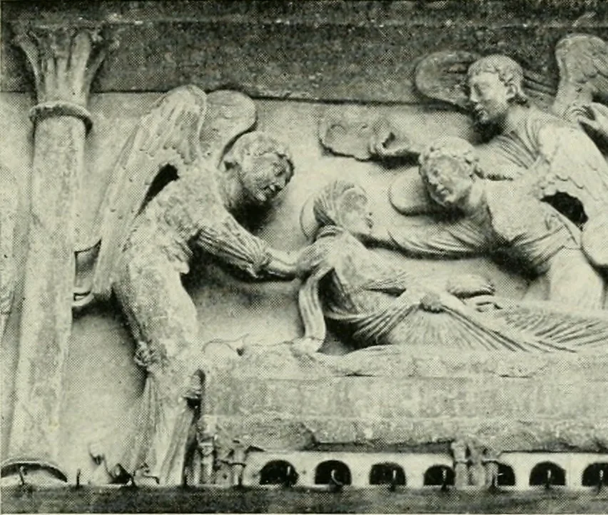 An illustration from Ancient and medieval art : a short history, 1914, leaf 398