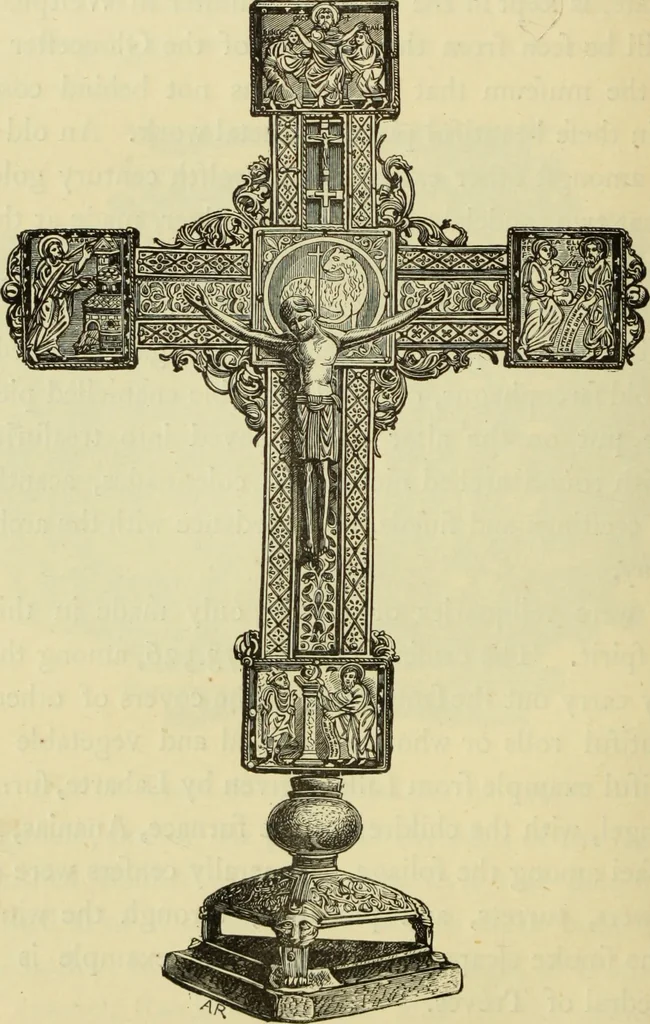 An illustration from Ancient and modern gold and silver smiths' work in the South Kensington Museum, 1878, leaf 129