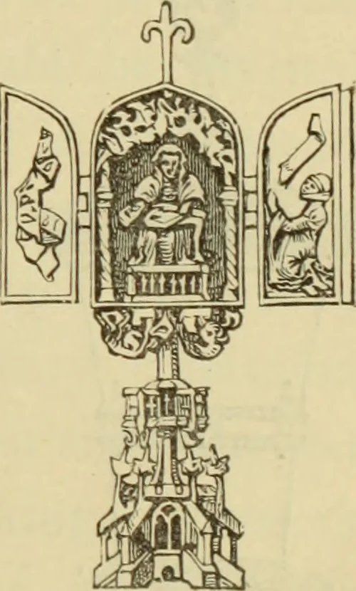 An illustration from Ancient and modern gold and silver smiths' work in the South Kensington Museum, 1878, leaf 150