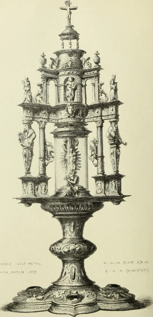 An illustration from Ancient and modern gold and silver smiths' work in the South Kensington Museum, 1878, leaf 351