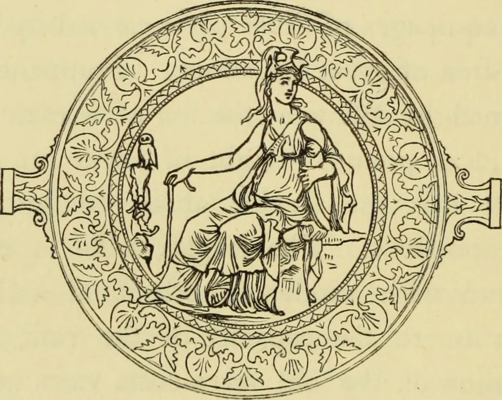 An illustration from Ancient and modern gold and silver smiths' work in the South Kensington Museum, 1878, leaf 55