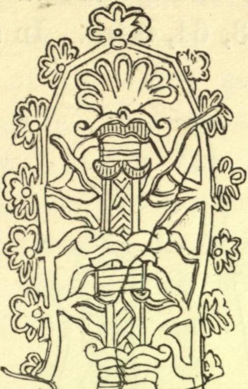 An illustration from Ancient pagan and modern Christian symbolism. With an essay on Baal worship, on the Assyrian sacred "grove" and other allied symbols by John Newton, 1875, leaf 108