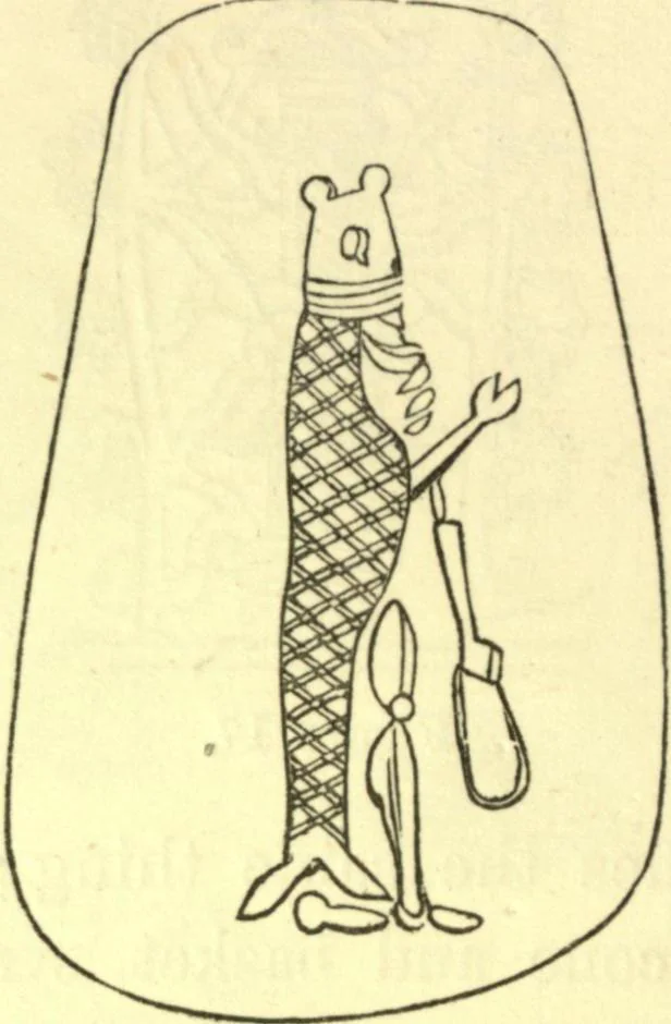 An illustration from Ancient pagan and modern Christian symbolism. With an essay on Baal worship, on the Assyrian sacred "grove" and other allied symbols by John Newton, 1875, leaf 109