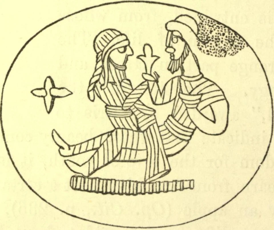 An illustration from Ancient pagan and modern Christian symbolism. With an essay on Baal worship, on the Assyrian sacred "grove" and other allied symbols by John Newton, 1875, leaf 133
