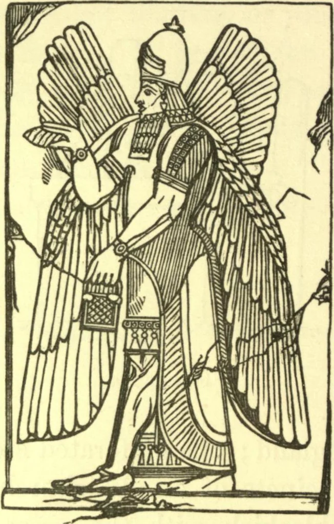 An illustration from Ancient pagan and modern Christian symbolism. With an essay on Baal worship, on the Assyrian sacred "grove" and other allied symbols by John Newton, 1875, leaf 141