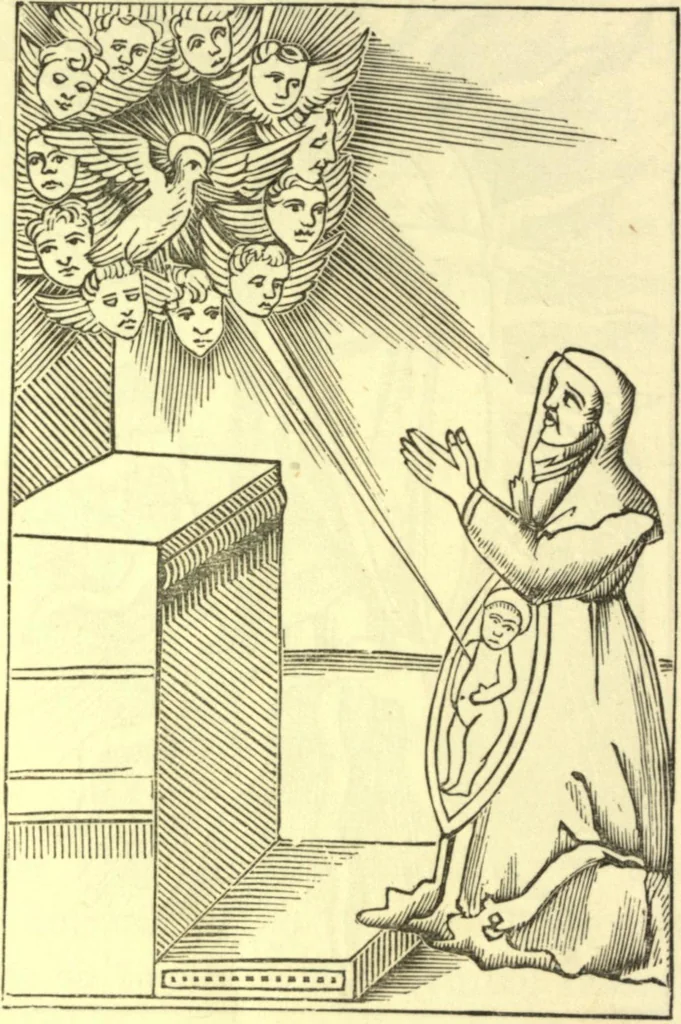An illustration from Ancient pagan and modern Christian symbolism. With an essay on Baal worship, on the Assyrian sacred "grove" and other allied symbols by John Newton, 1875, leaf 169
