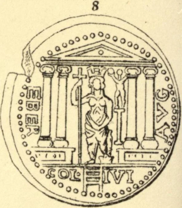 An illustration from Ancient pagan and modern Christian symbolism. With an essay on Baal worship, on the Assyrian sacred "grove" and other allied symbols by John Newton, 1875, leaf 207