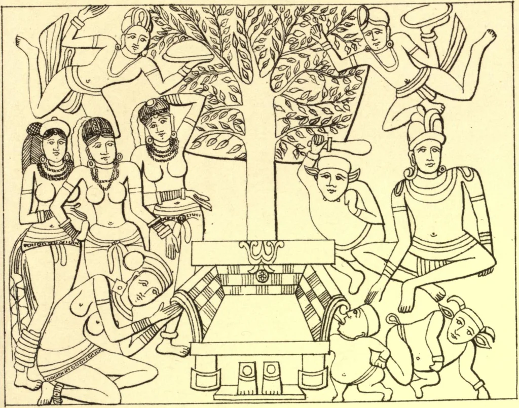 An illustration from Ancient pagan and modern Christian symbolism. With an essay on Baal worship, on the Assyrian sacred "grove" and other allied symbols by John Newton, 1875, leaf 216