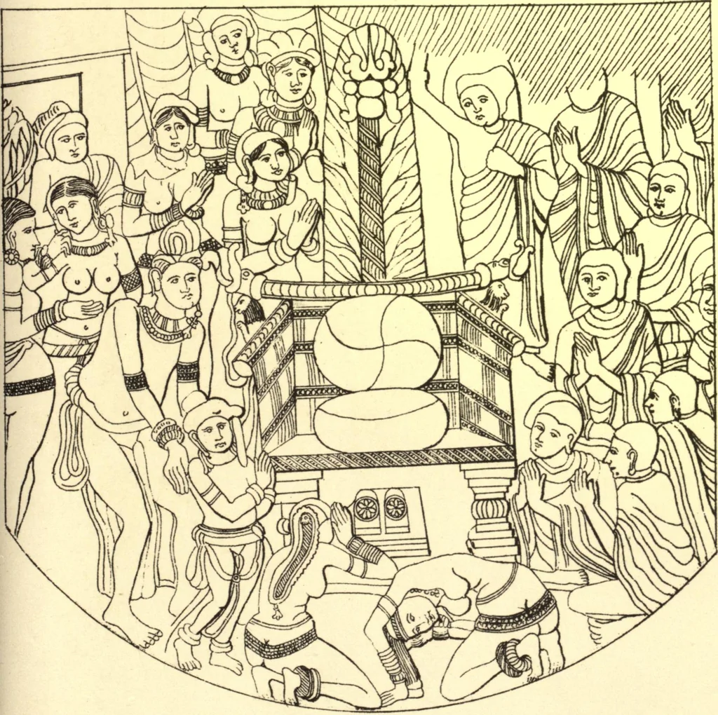 An illustration from Ancient pagan and modern Christian symbolism. With an essay on Baal worship, on the Assyrian sacred "grove" and other allied symbols by John Newton, 1875, leaf 216