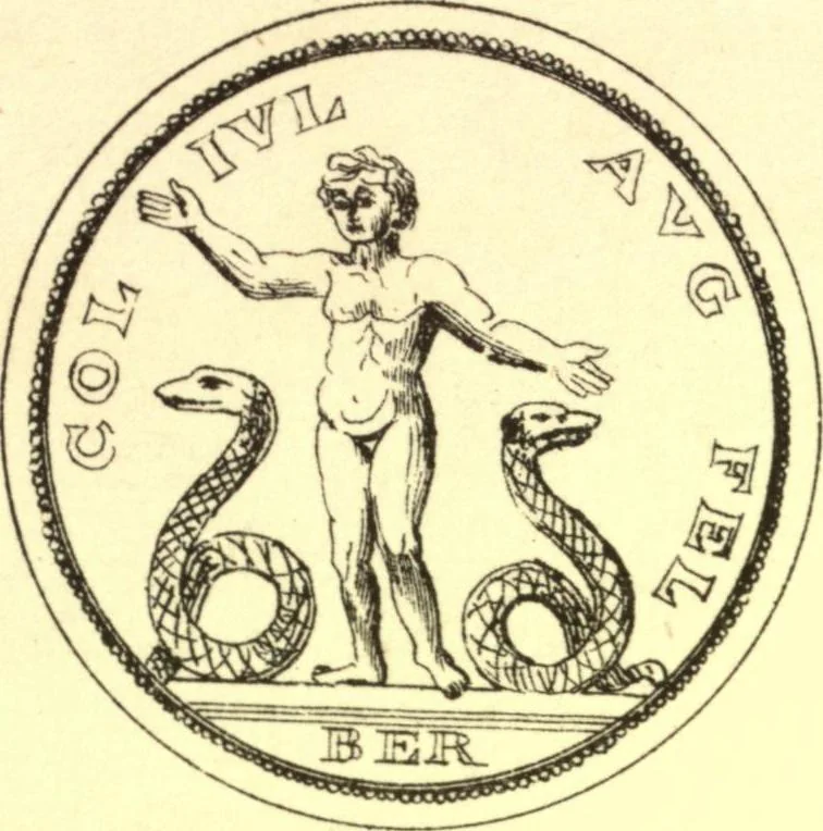 An illustration from Ancient pagan and modern Christian symbolism. With an essay on Baal worship, on the Assyrian sacred "grove" and other allied symbols by John Newton, 1875, leaf 72