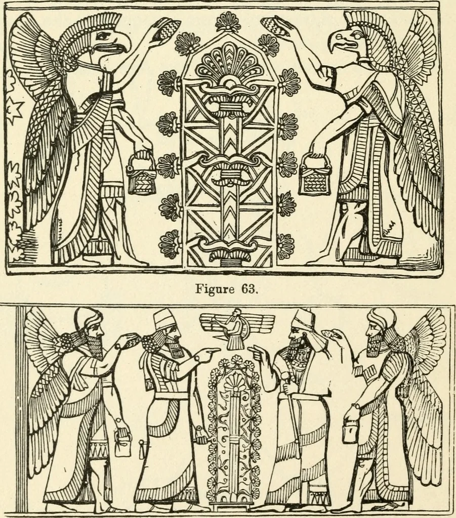 An illustration from Ancient pagan and modern Christian symbolism, 1874, leaf 109