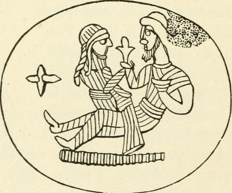 An illustration from Ancient pagan and modern Christian symbolism, 1874, leaf 117