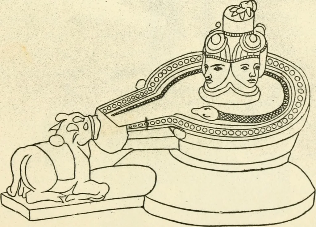 An illustration from Ancient pagan and modern Christian symbolism, 1874, leaf 132