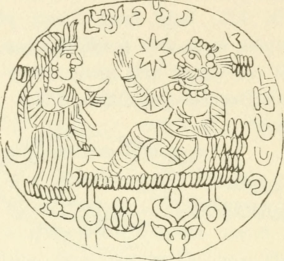 An illustration from Ancient pagan and modern Christian symbolism, 1874, leaf 137