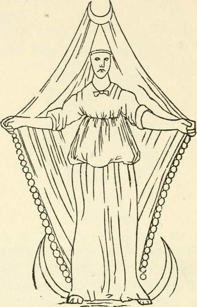 An illustration from Ancient pagan and modern Christian symbolism, 1874, leaf 143