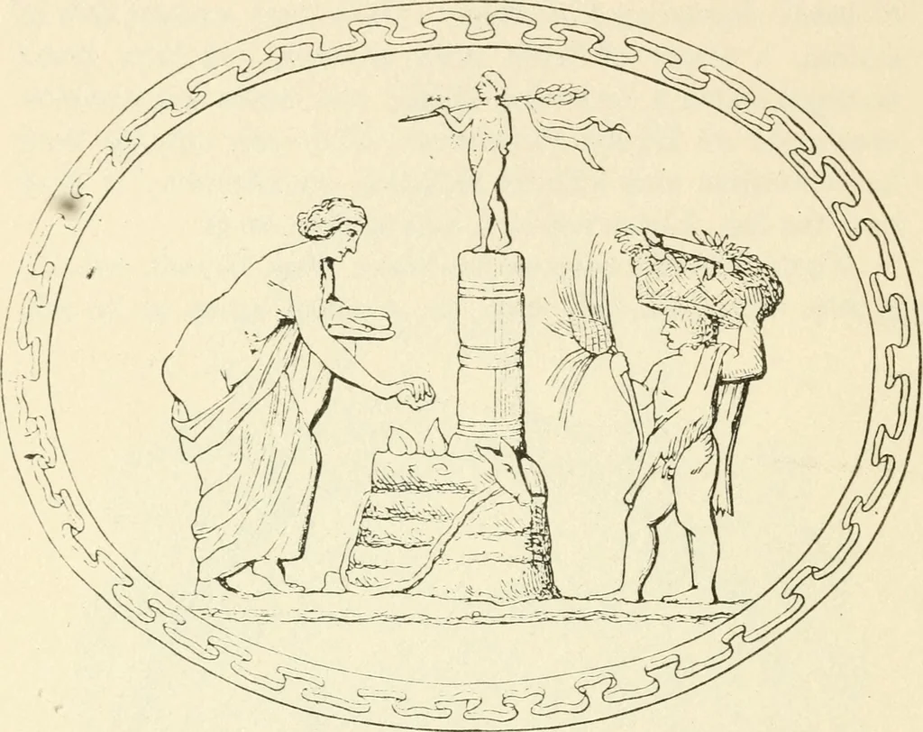 An illustration from Ancient pagan and modern Christian symbolism, 1874, leaf 145