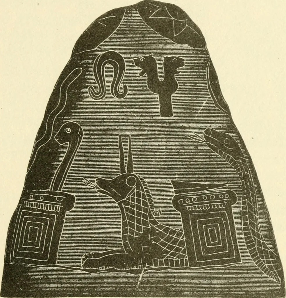 An illustration from Ancient pagan and modern Christian symbolism, 1874, leaf 186
