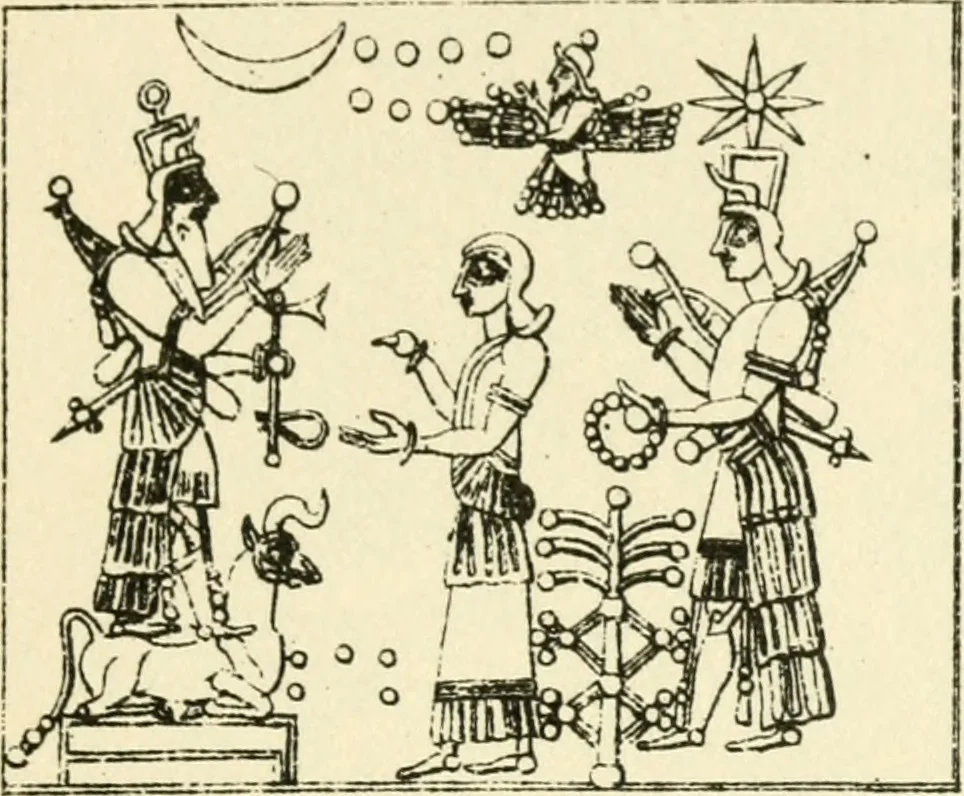 An illustration from Ancient pagan and modern Christian symbolism, 1874, leaf 190