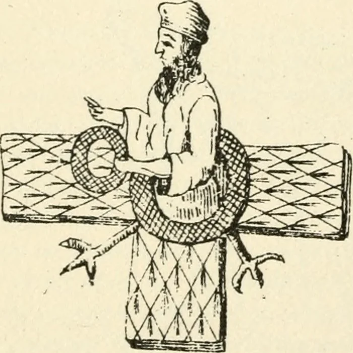 An illustration from Ancient pagan and modern Christian symbolism, 1874, leaf 63