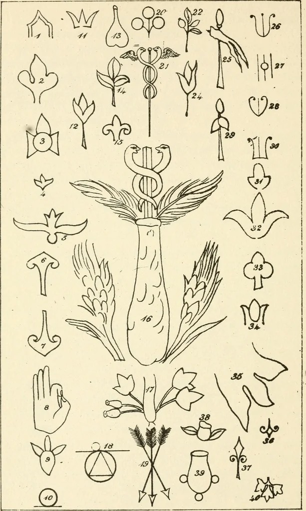 An illustration from Ancient pagan and modern Christian symbolism, 1874, leaf 73