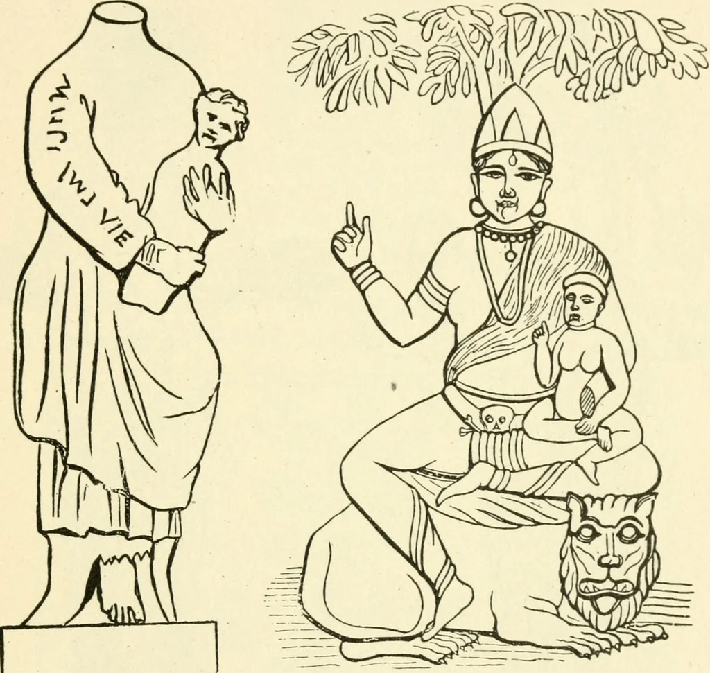 An illustration from Ancient pagan and modern Christian symbolism, 1874, leaf 90