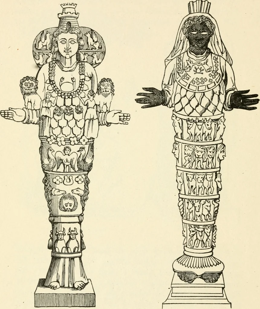 An illustration from Ancient pagan and modern Christian symbolism, 1874, leaf 91