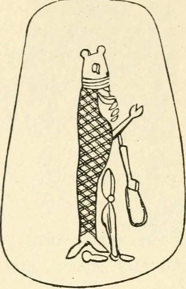 An illustration from Ancient pagan and modern Christian symbolism, 1874, leaf 93