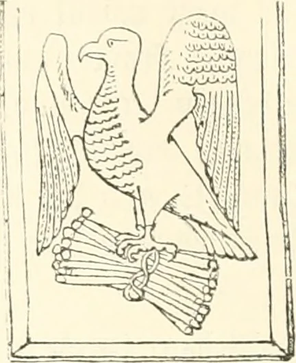 An illustration from The ancient sepulchral effigies and monumental and memorial sculpture of Devon, 1877, leaf 105