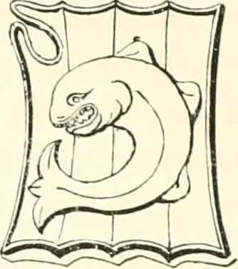 An illustration from The ancient sepulchral effigies and monumental and memorial sculpture of Devon, 1877, leaf 109