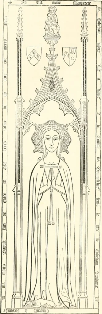 An illustration from The ancient sepulchral effigies and monumental and memorial sculpture of Devon, 1877, leaf 125