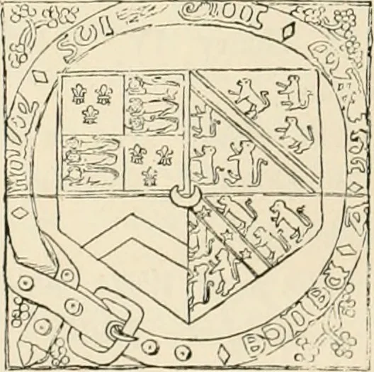 An illustration from The ancient sepulchral effigies and monumental and memorial sculpture of Devon, 1877, leaf 130