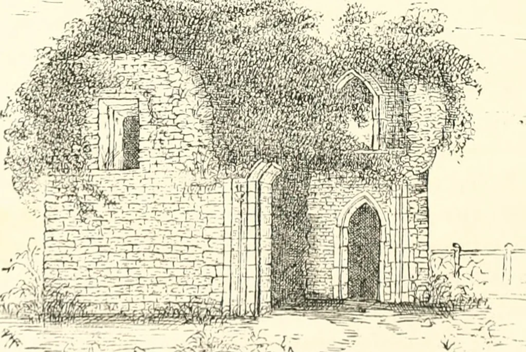 An illustration from The ancient sepulchral effigies and monumental and memorial sculpture of Devon, 1877, leaf 153