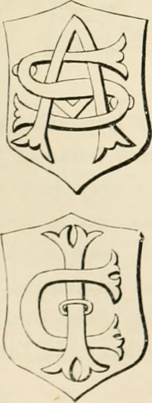 An illustration from The ancient sepulchral effigies and monumental and memorial sculpture of Devon, 1877, leaf 158