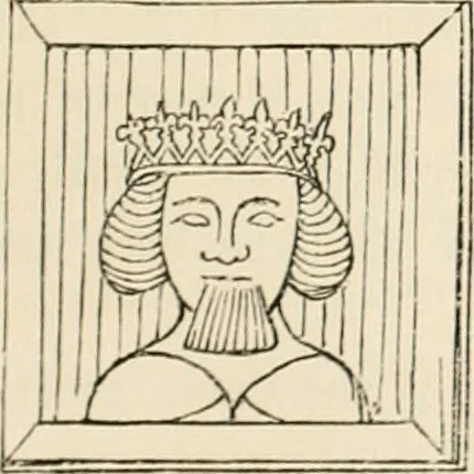 An illustration from The ancient sepulchral effigies and monumental and memorial sculpture of Devon, 1877, leaf 160
